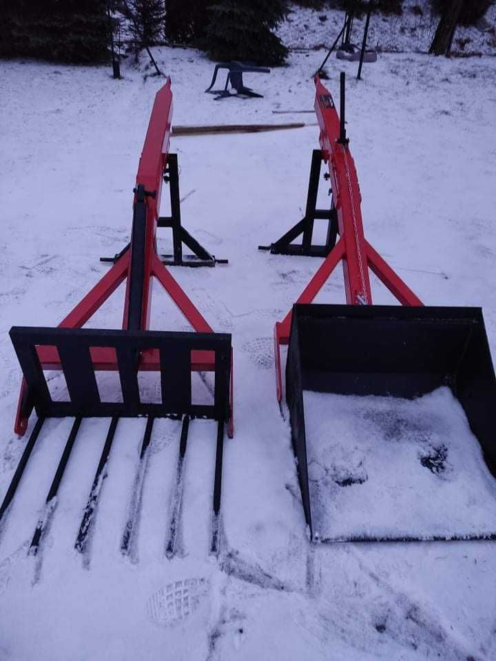 Łycha podnośnik widly na tył ciągnika solidny producent Transport