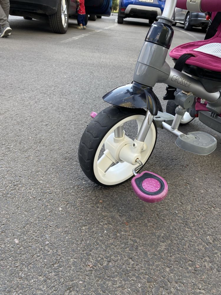 Дитячий триколісний велосипед-коляска Crosser 6 в 1