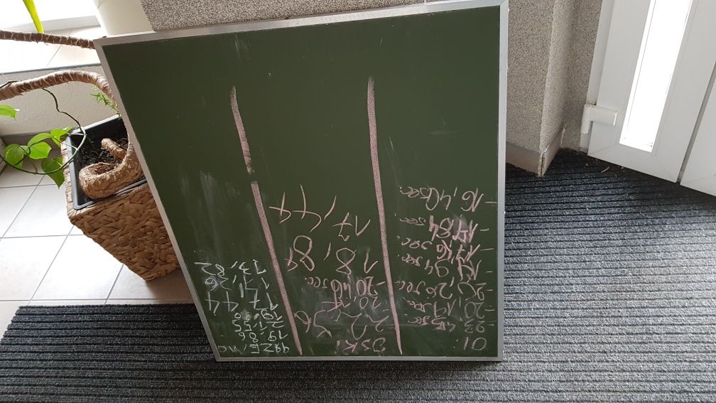 Tablica szkolna  zielona kredowa 85,5 x 101cm