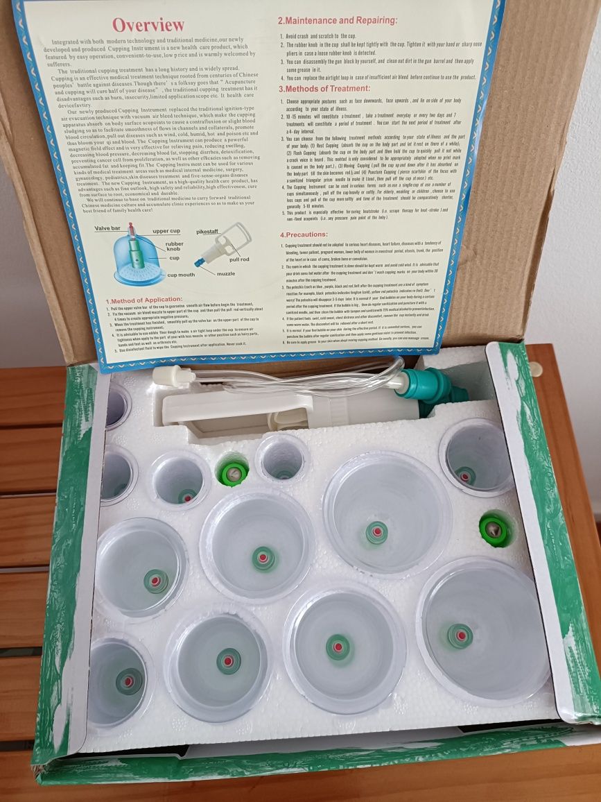Kit Ventosaterapia / suction cup / vacuum therapy / terapia vácuo