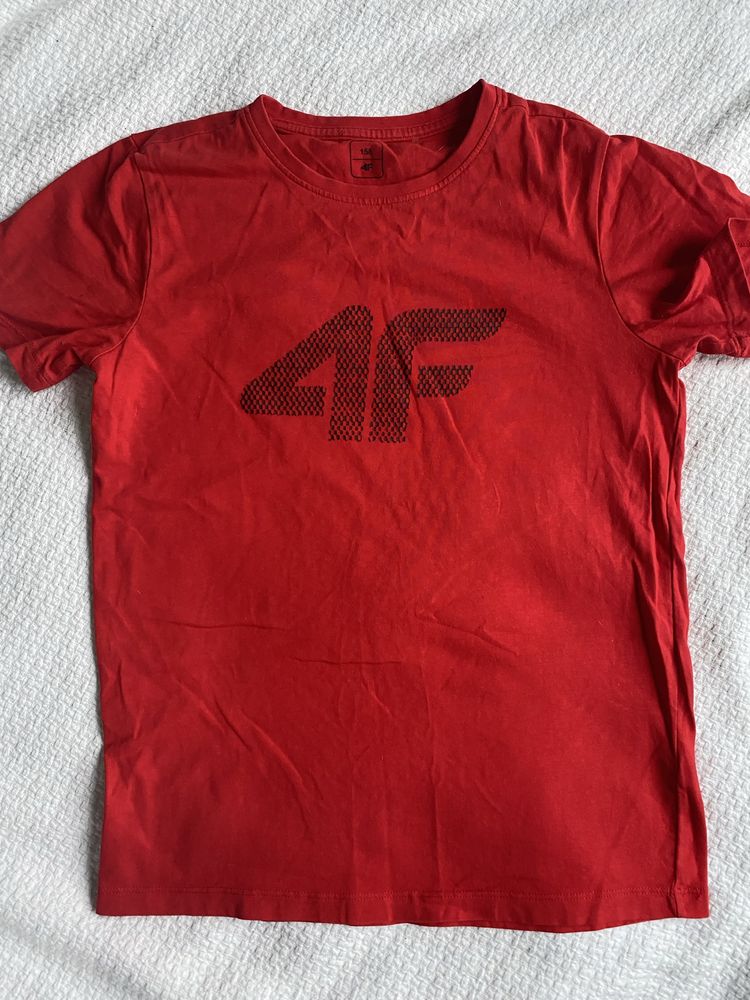 Bluzka t-shirt 4F czerwona 158