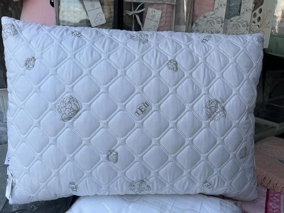 Антиалергенне бавовняна стьобана подушка "Dream Cotton" Microfiber ТЕП