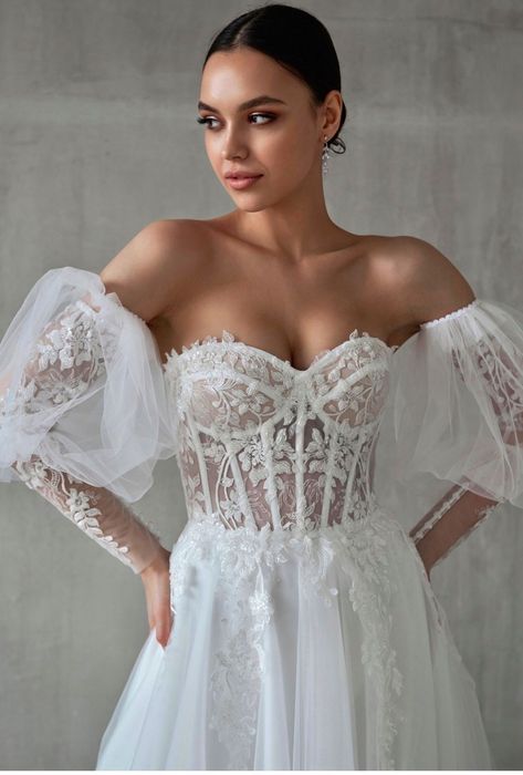 Suknia ślubna księżniczka, gorsetowa roz 40