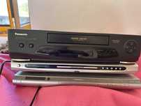Leitor de DVD e de VHS