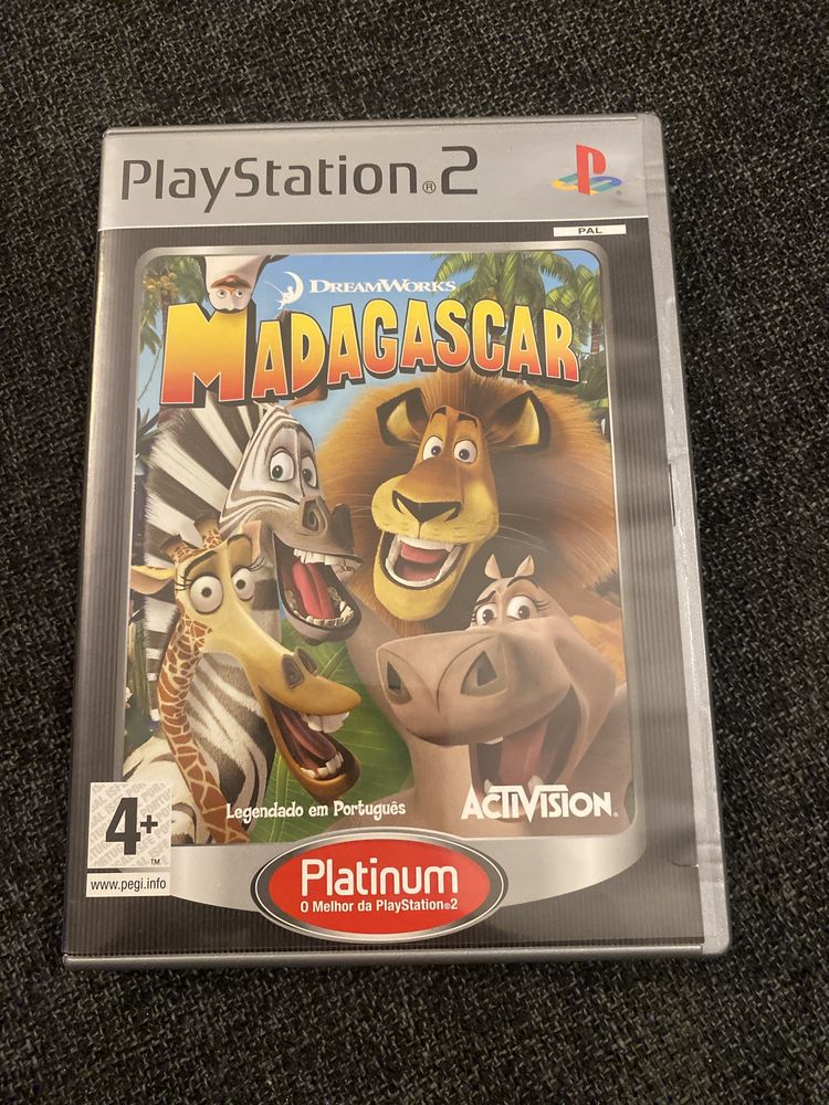 Caixa vazia jogo Madagascar PS2