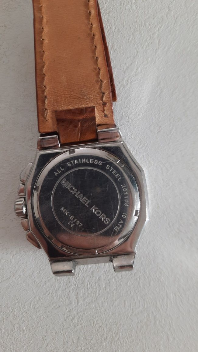 Zegarek Michael Kors MK8197 bransoleta + skórzany pasek na zamówienie