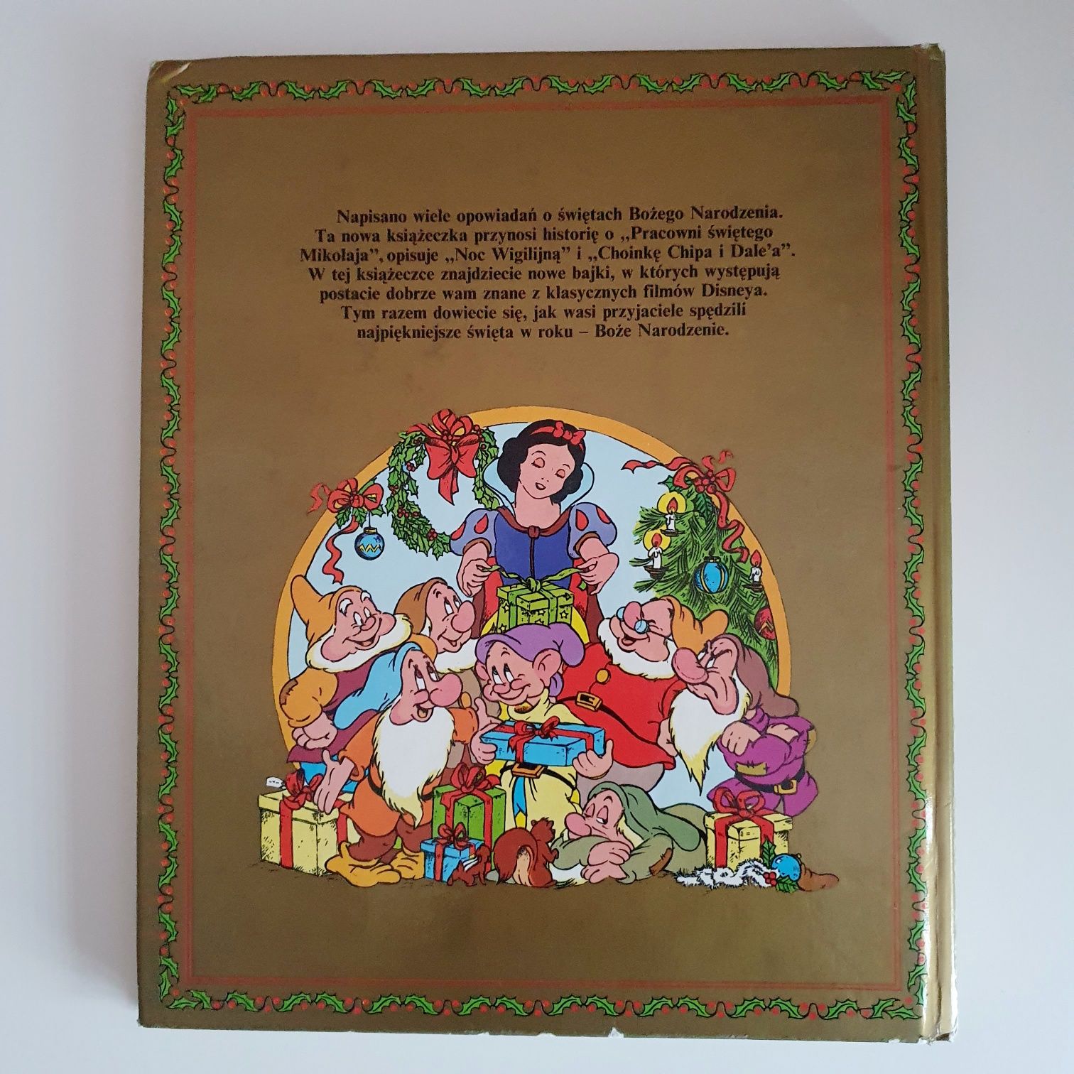 Walt Disney "Wesołych Świąt" książka świąteczna unikat kolekcjonerski