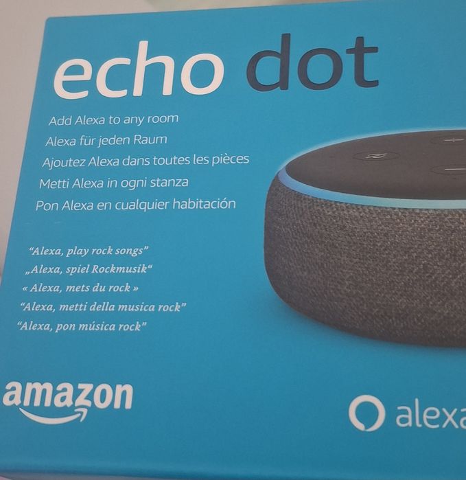 Alexa nova em caixa