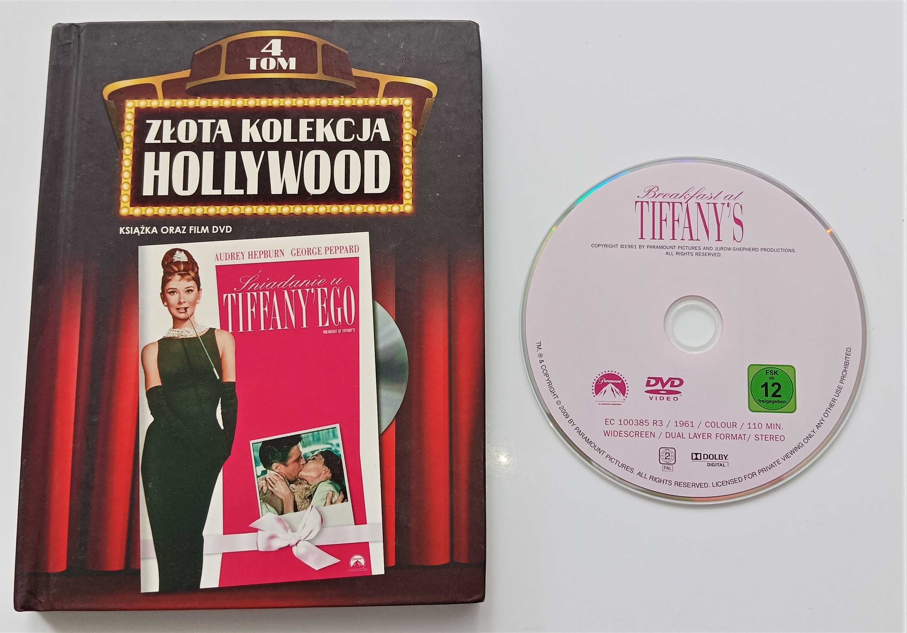 Śniadanie u Tiffaniego Audrey Hepbur płyta DVD