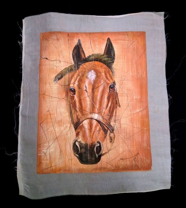 Pintura Cavalo Seda 1