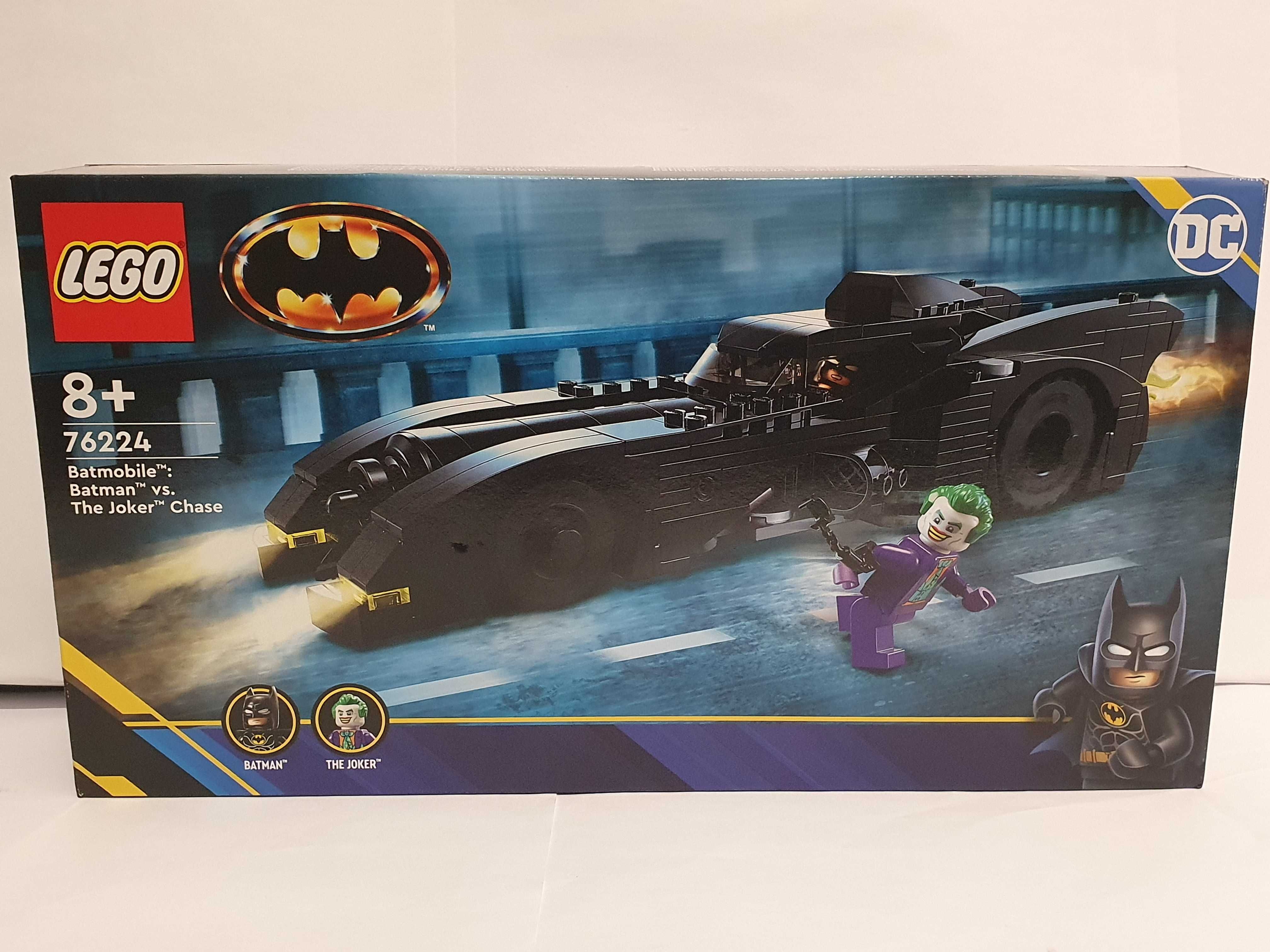 Zestaw LEGO 76224 Batmobil samochod+ Batman +Joker Nowy 438el