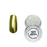 Pigment metaliczny / chrom - 04 - złoty - efekt lustra / Bass Cosmetic