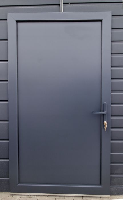 Drzwi Zewnętrzne 90x210 PCV KacprzaK Antracyt Prawe i Lewe