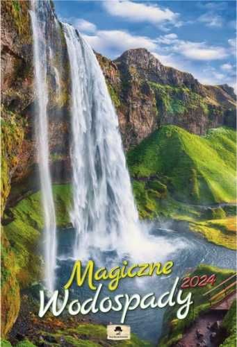 Kalendarz 2024 A3 ścienny Magiczne Wodospady