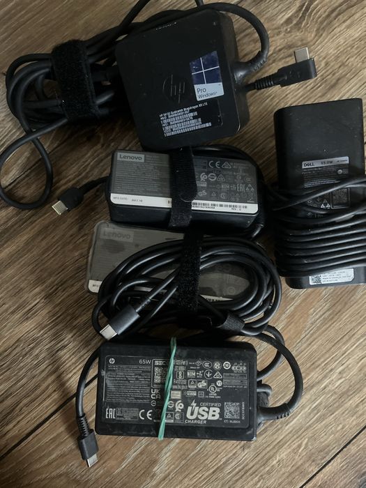 Блоки живлення. Type-C lenovo..Asus.HP Toshiba UBL Acer Asus зарядні
