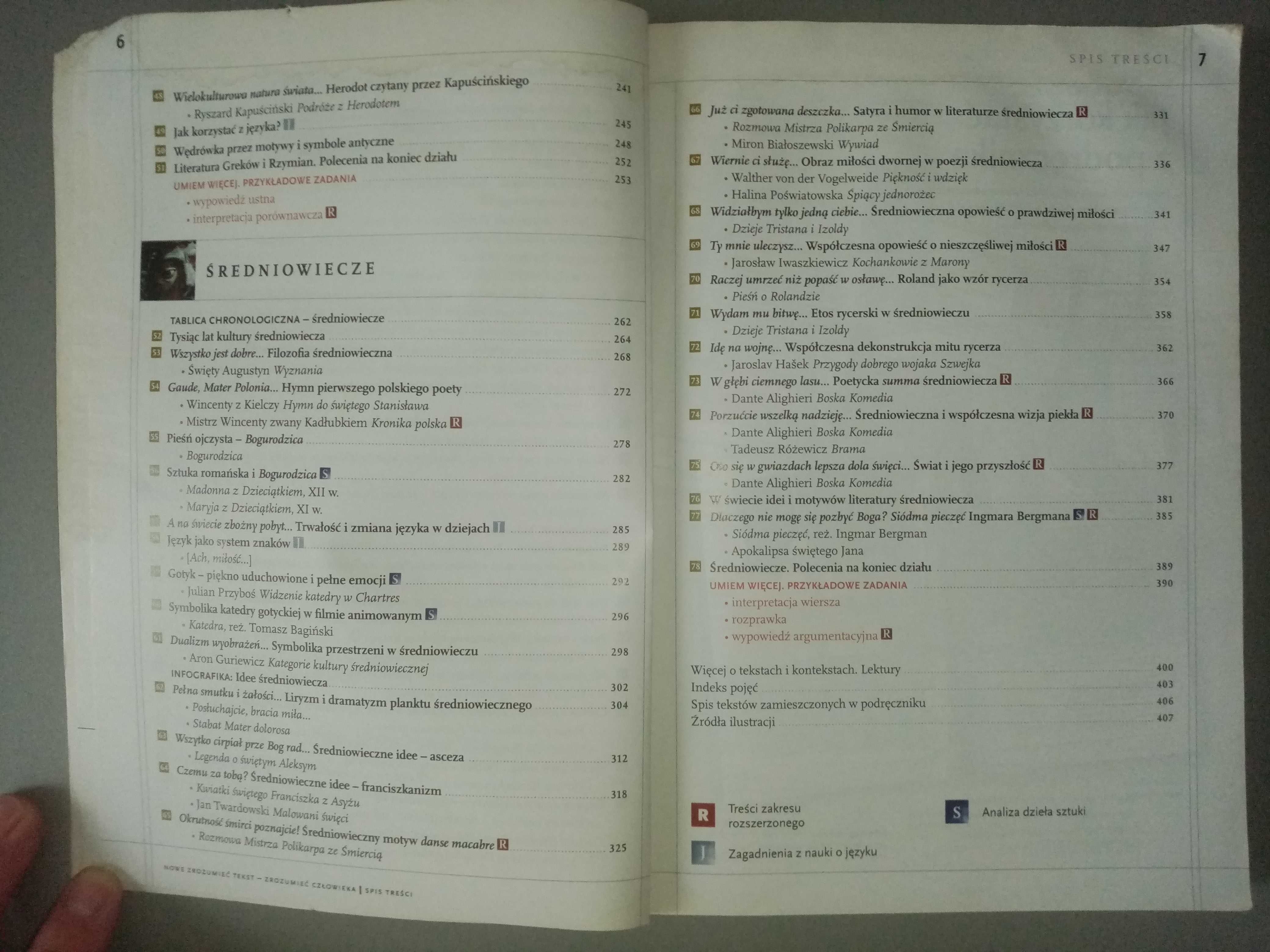 Nowe zrozumieć tekst, zrozumieć człowieka, klasa 1,część 1,D.Chemperek