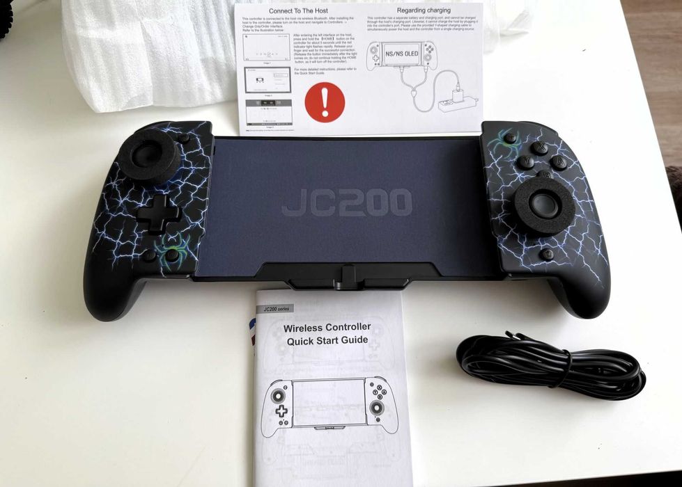 Gamepad JC200 z efektem Halla do konsol Nintendo Switch/OLED