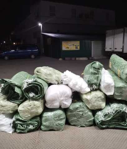 Мішки поліпропіленові ЗЕЛЕНІ олива хакі на 50кг