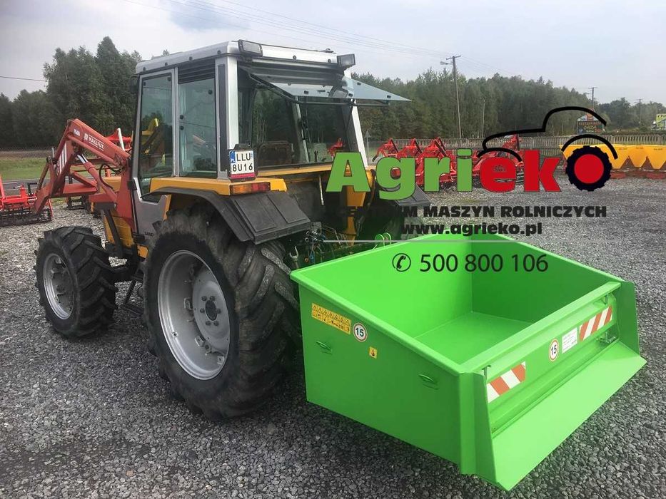 Skrzynia transportowa, paczka, wywrotka, przyczepa, 1200kg do ciągnika