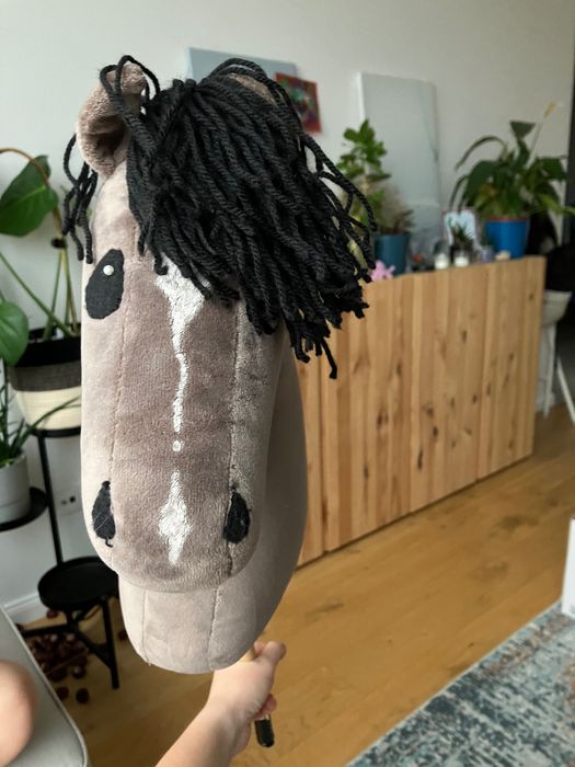 Duży koń hobby Horse, grafitowy
