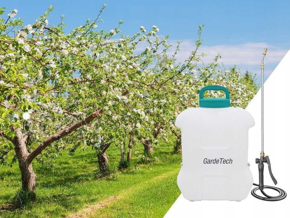 Оприскувач для саду • GardeTech 12L • Аккумуляторный, опрыскиватель