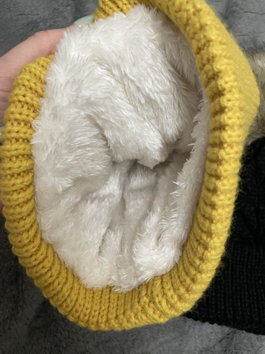 Зимова тепла шапка 52-54р, зимняя теплая шапка 52р