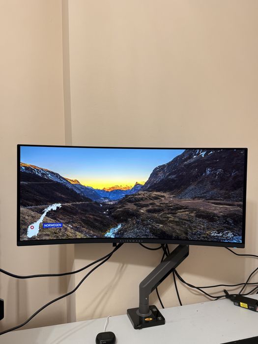 Monitor OLED 34" 21:9 3440x1440 Dell Alienware AW3423DWF IDEALNY STAN!