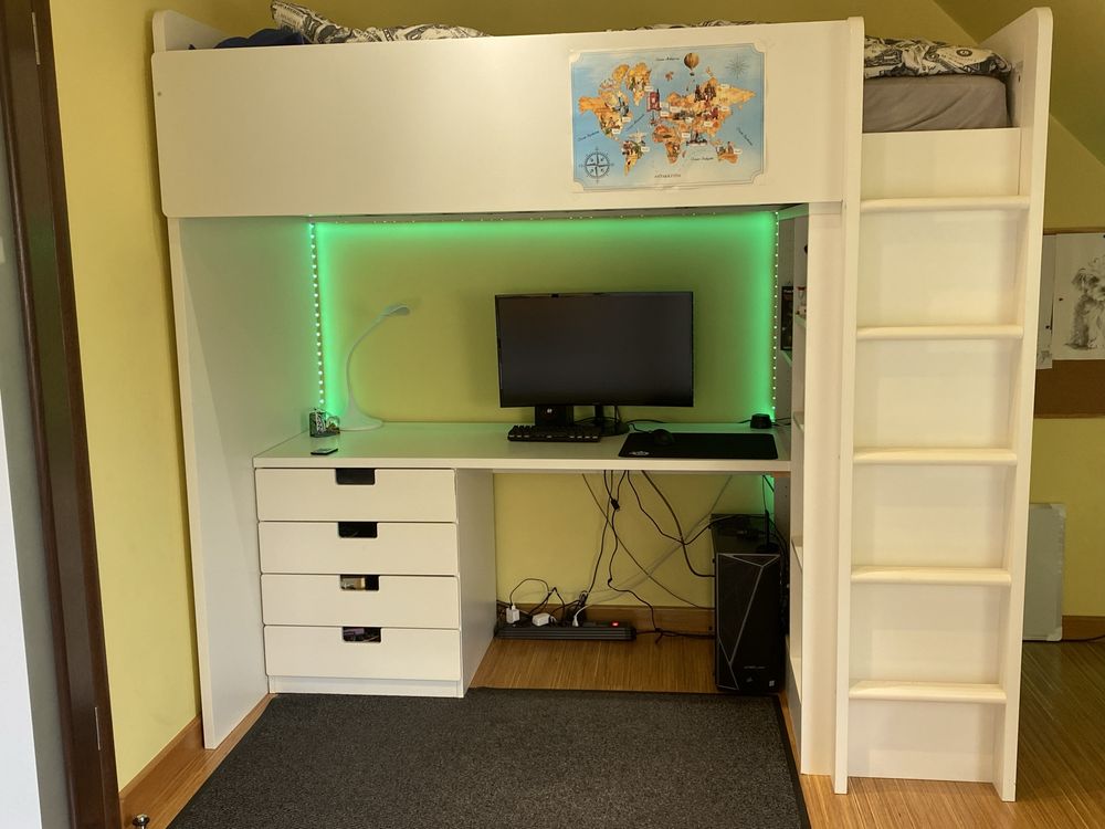 Lóżko piętrowe IKEA SMÅSTAD