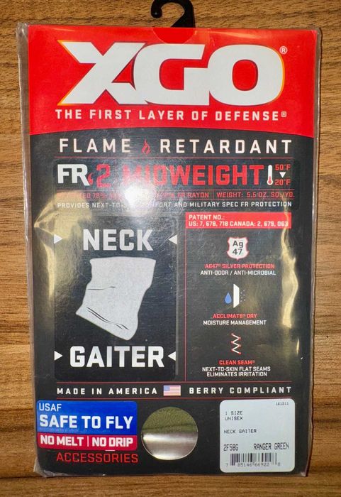 Czapka + Komin PRO XGO FR Phase 2 Midweight Ranger Green