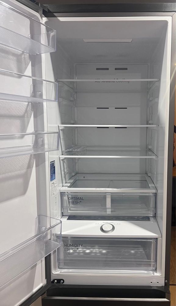 Lodówka Samsung grafitowa stal , używana , zadbana jak nowa