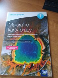 Maturalne karty pracy geografia 1