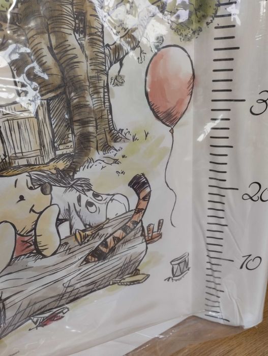 Przewijak Keeper na łóżeczko z miarką Winnie the pooh Biały