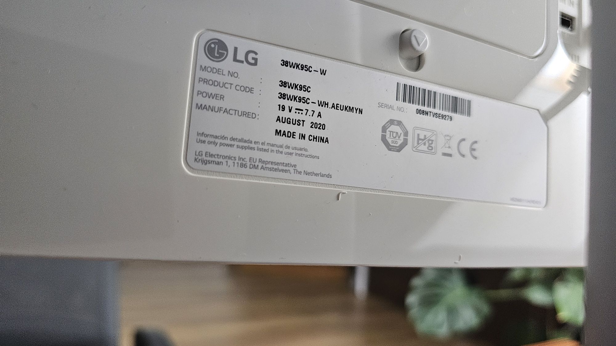 Monitor LG IPS 3840x1600 75Hz 38 cali HDR 21:9 4K