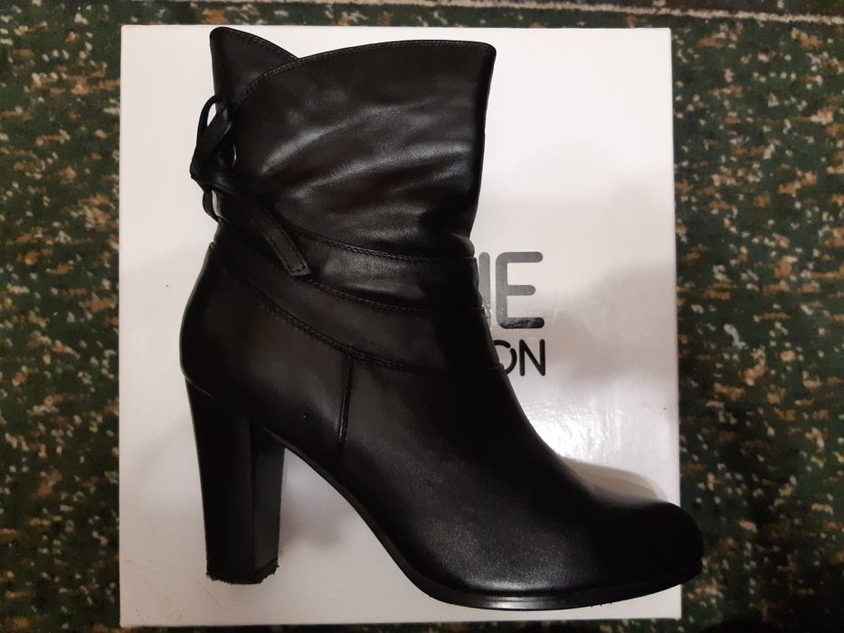 Ботильоны кожаные