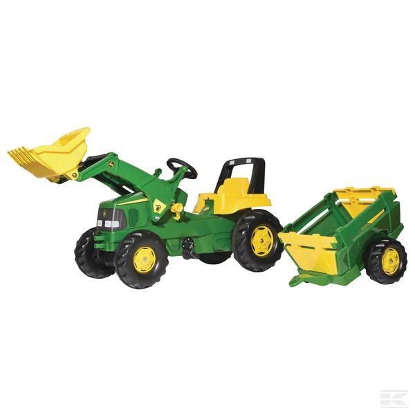 Traktor John Deere z przyczepą i ładowaczem Rolly Toys