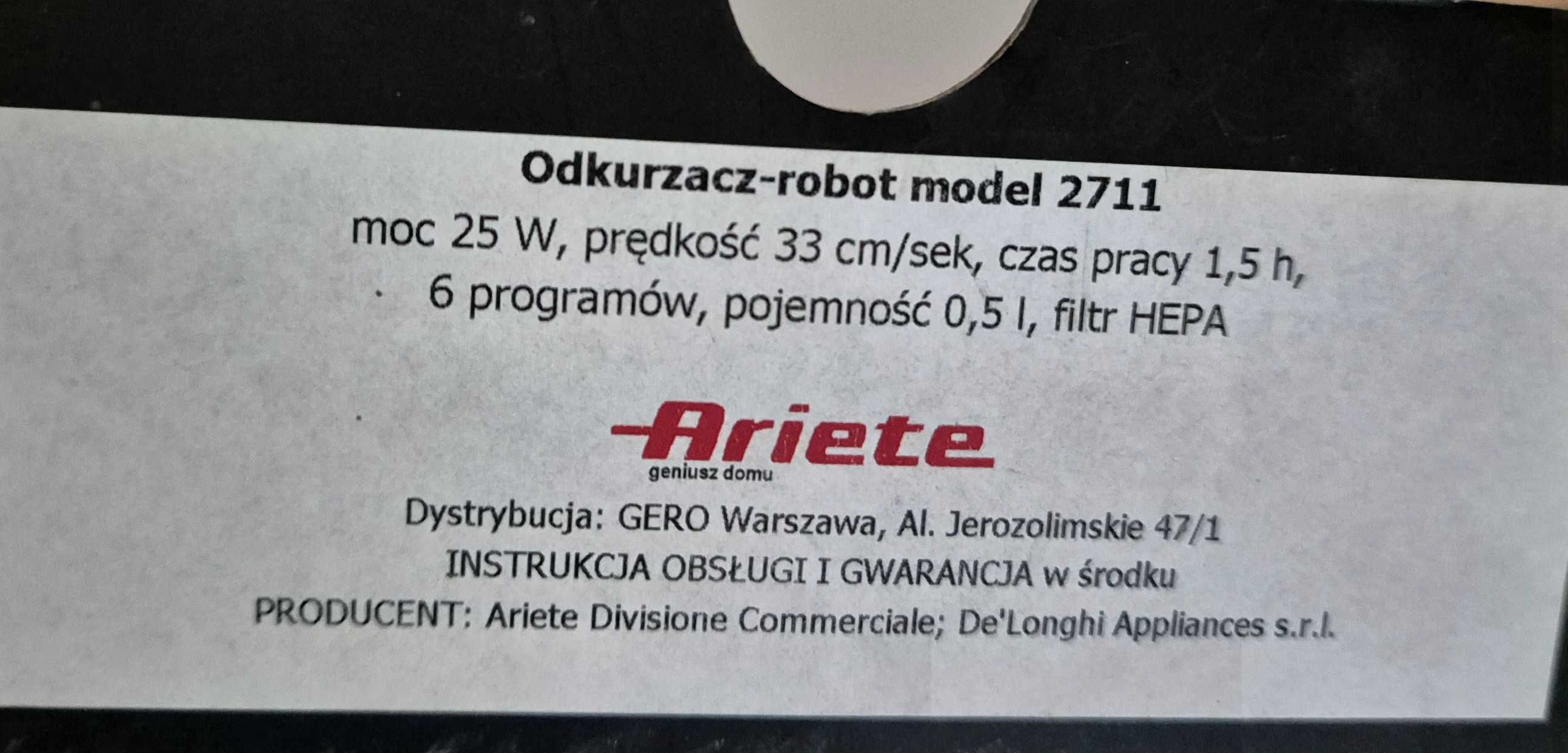 Odkurzacz Ariete Briciola