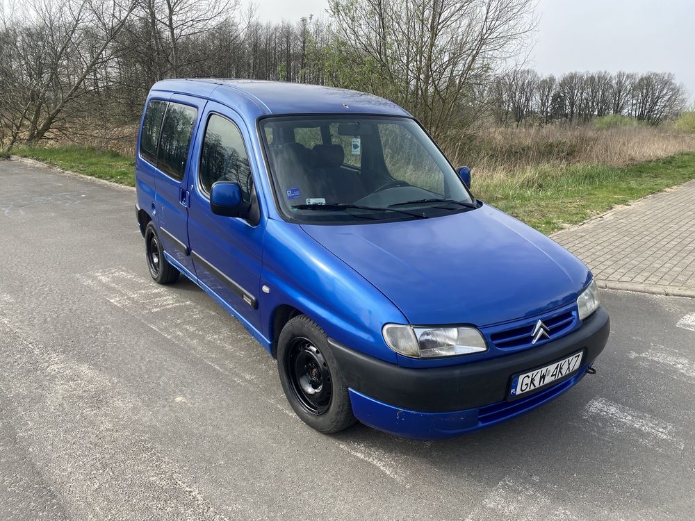 Citroen Berlingo 1.9D 1998r. 5-Osobowy Sprawny Jeżdżący