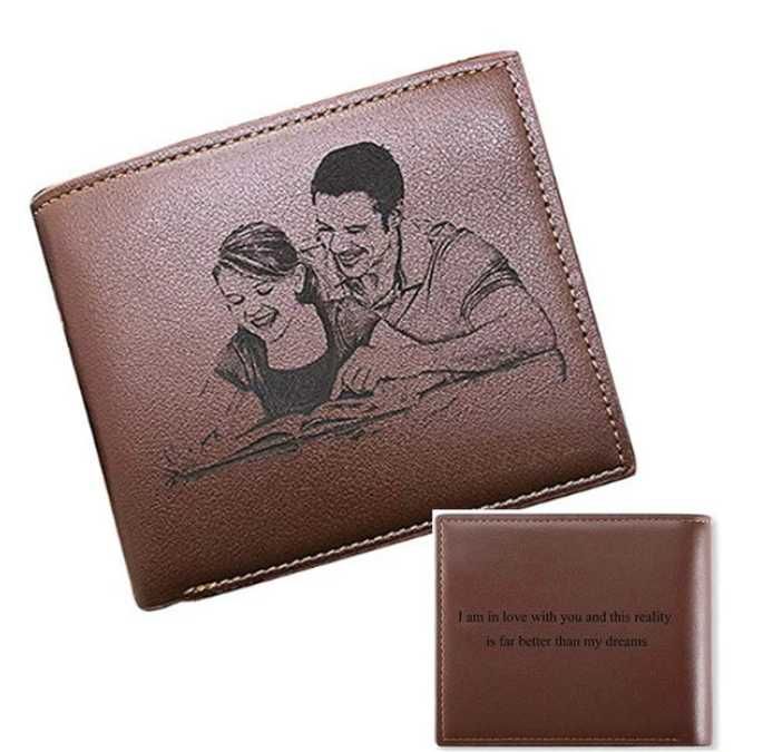 Carteira de couro Personalizada masculina CustomizadaNOVO ENVIO GRÁTIS