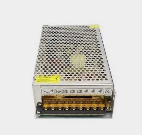 Блок питания адаптер 12V 20A металлический корпус и встроенный кулер