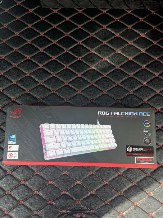 Клавіатура ASUS ROG Falchion Ace NX Red PBT White (90MP0346-BKUA11)