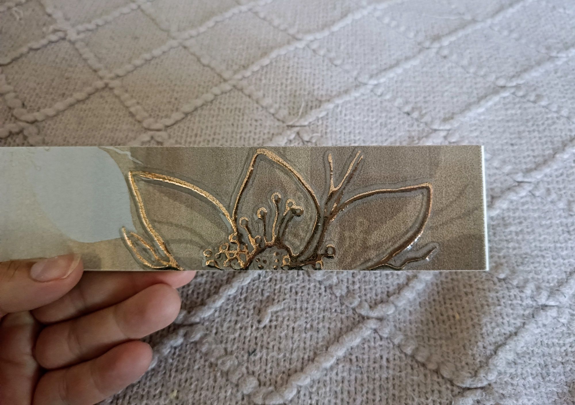 śliczne DEKORY ścienne listwa wykończeniowa 5 x 25 cm płytki 20 sztuk