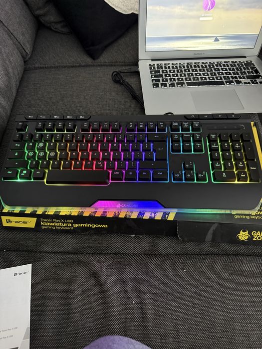 Klawiatura membranowa Tracer Gamezone Ray X USB Czarny
