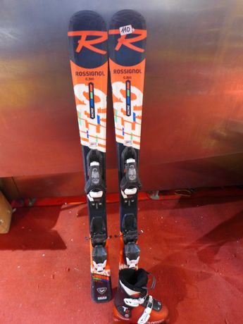 Zestaw narciarski dziecięcy narty ROSSIGNOL 110 cm i buty