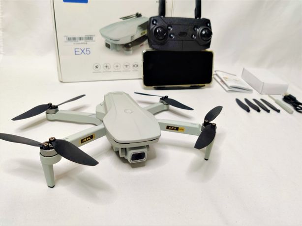[NOVO] Drone EX5 GPS 4K [1 KM] - [30 Minutos] 5.8 GHz - Follow Me