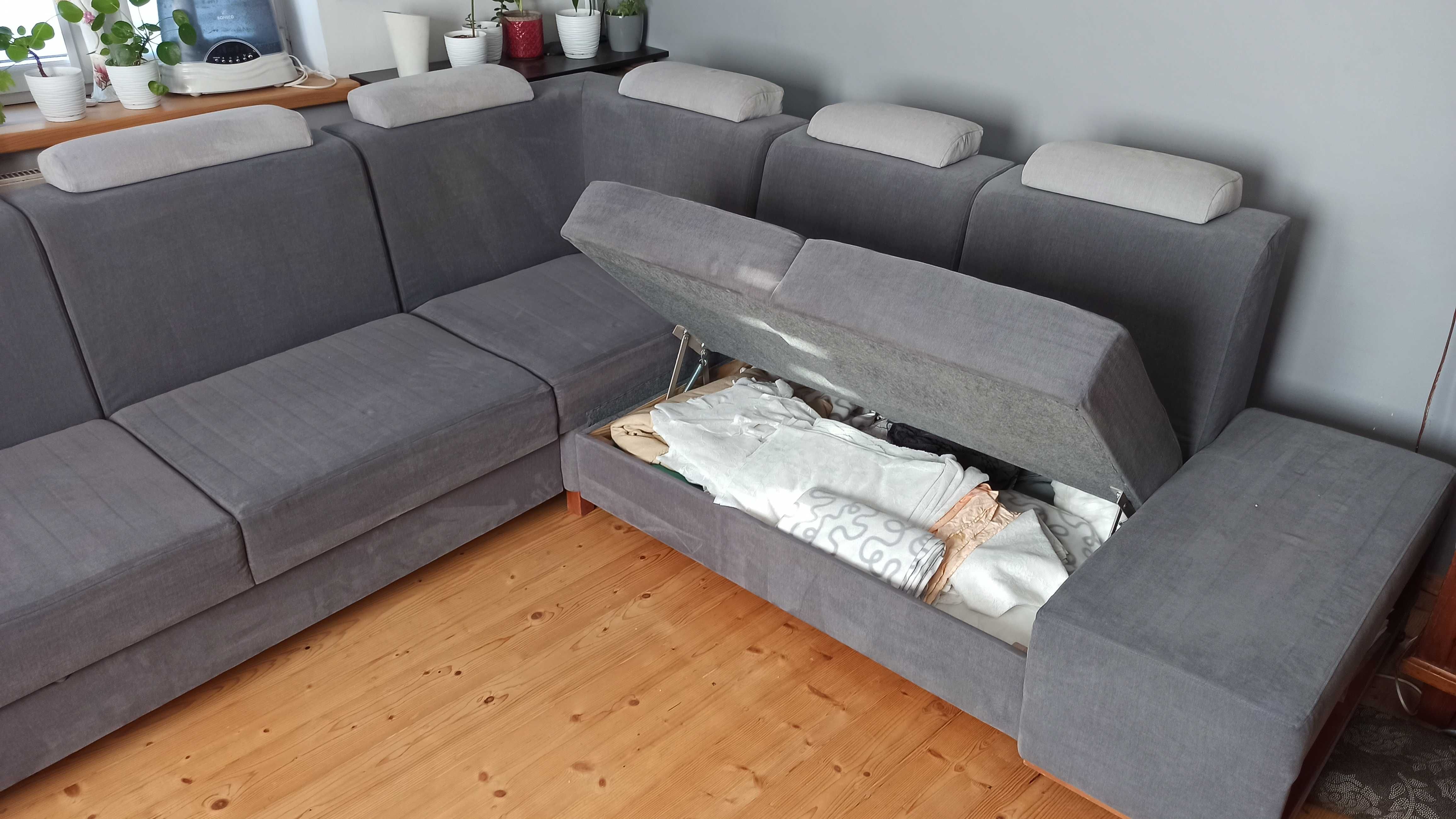 Klasa premium narożnik Unimebel 250x250 funkcja spania - rogówka sofa