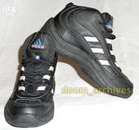 Кроссовки Adidas Torsion (оригинал) 41 черные высокие баскетбол