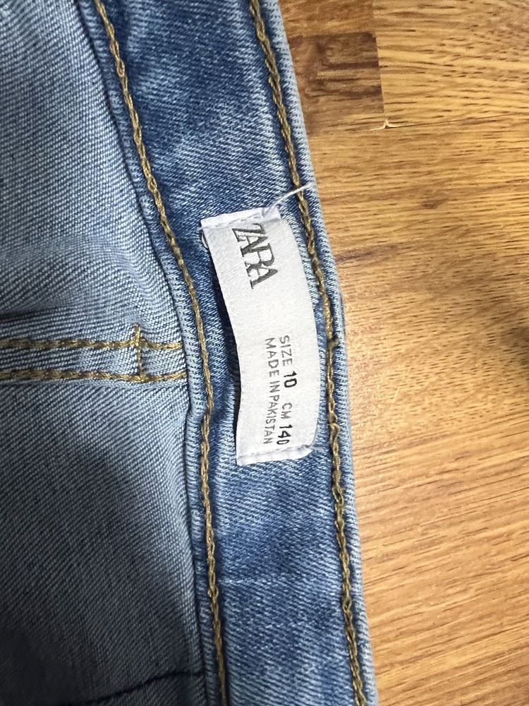 Spodnie jeans ZARA rurki 140