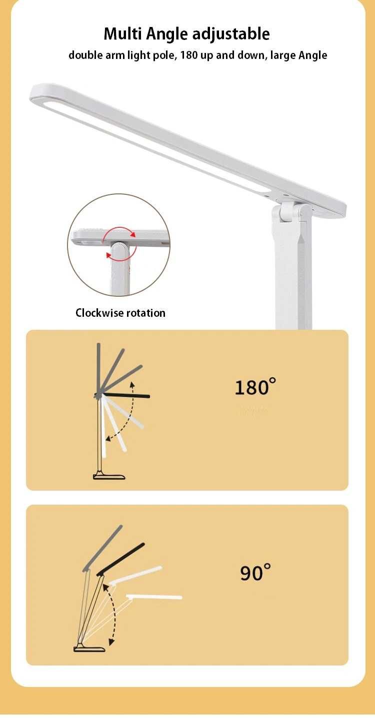 LED-енергозберігаюча лампа з USB зарядкою та акумулятором 4000mah