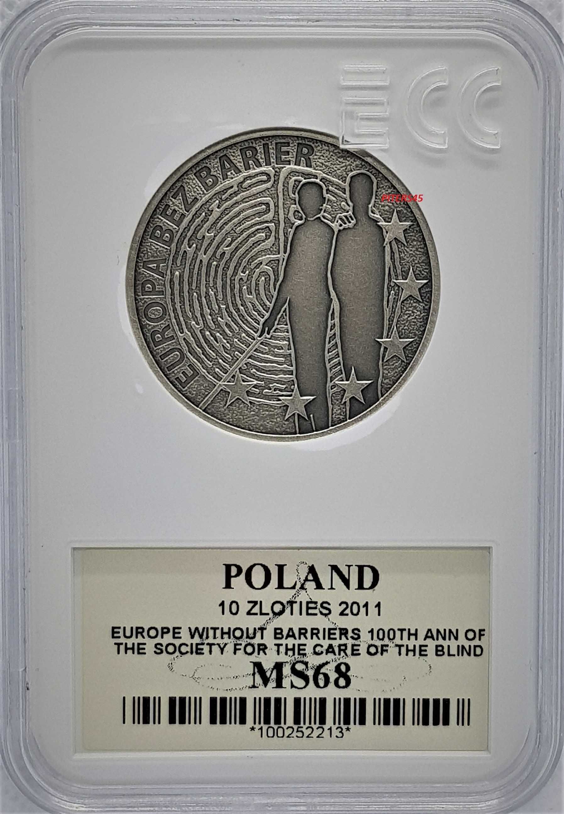 10 złotych Europa bez barier GCN PR 68
