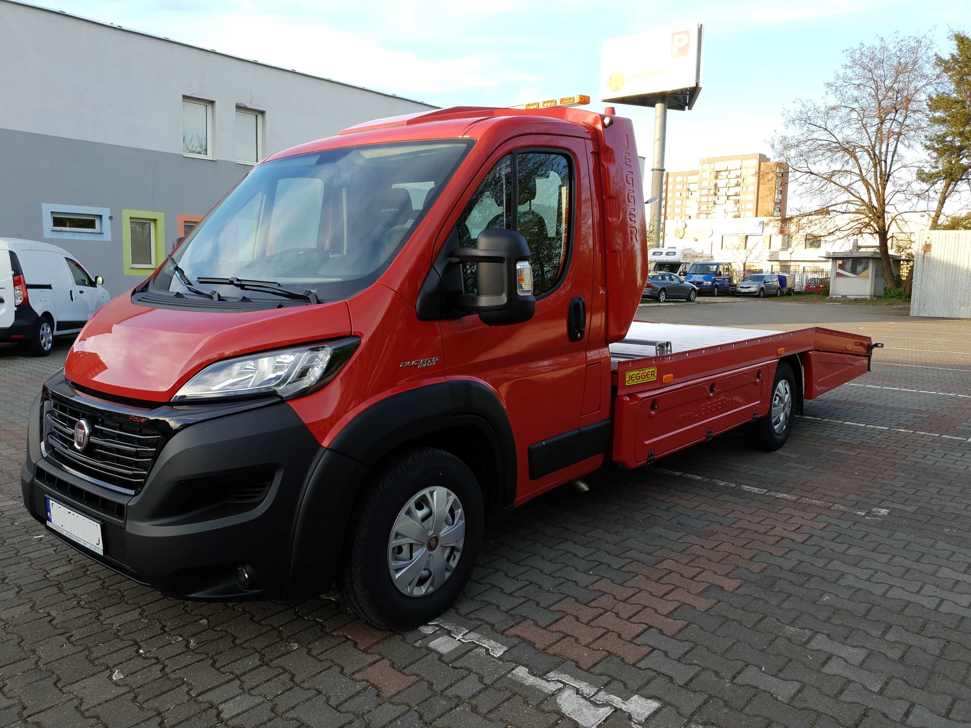 Wynajem Wypozyczalnia lawety autolawety Fiat Ducato 2.3 Diesel 170km